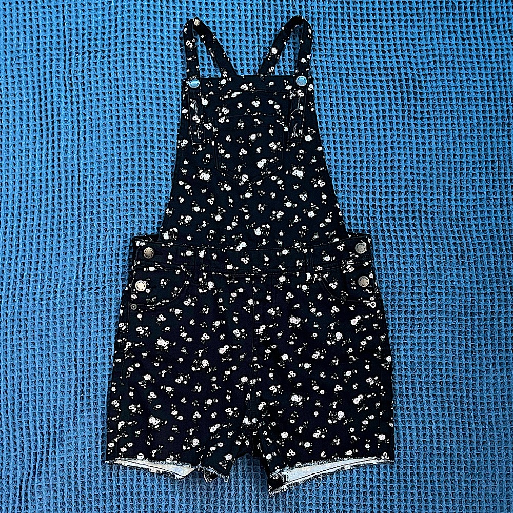 Girls Denim Overalls